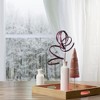 Northlight Glitter Curled Ornamental Christmas Spray - 62" - Burgundy Red - 2 of 3