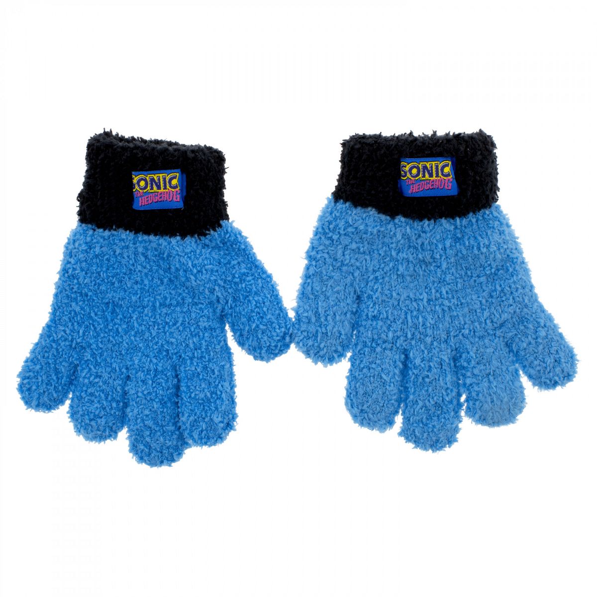 Kids Sonic the Hedgehog Cozy Gloves and Cuffed Beanie with Ears - thumbnail 2