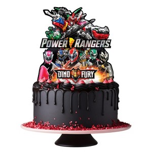 Treasures Gifted Power Rangers Cake Topper - Power Rangers Party Supplies - 1 of 1
