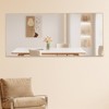 FONTOI Full Length Mirror, Floor Standing Mirror with Stand, Wall Mounted Mirror, Makeup Mirror for Bedroom, Cloakroom, Clear, 1"*31.4"*71" - 4 of 4