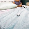 Jersey Cotton Quilted Toddler Blanket, Breathable and Warm ‎Travel Blanket - NTBAY - 3 of 4
