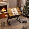 Racxily adjustable drawing drafting table desk with 2 drawers for home office and school with stool - 4 of 4