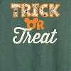 Women's - Disney - Trick Or Treat Lightweight French Terry Wide Neck Long Sleeve Shirt - 2 of 4