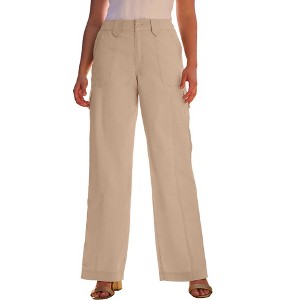 Roaman's Wide-Leg Cargo Pants - 1 of 4