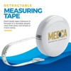 MEDca Body Tape Measure, 2-Pack Retractable Tapes for Fitness & Fat Tracking, Inches & CM - 2 of 4