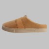 Isotoner Men's Emmett Microsuede & Canvas Hoodback Slippers - 2 of 4