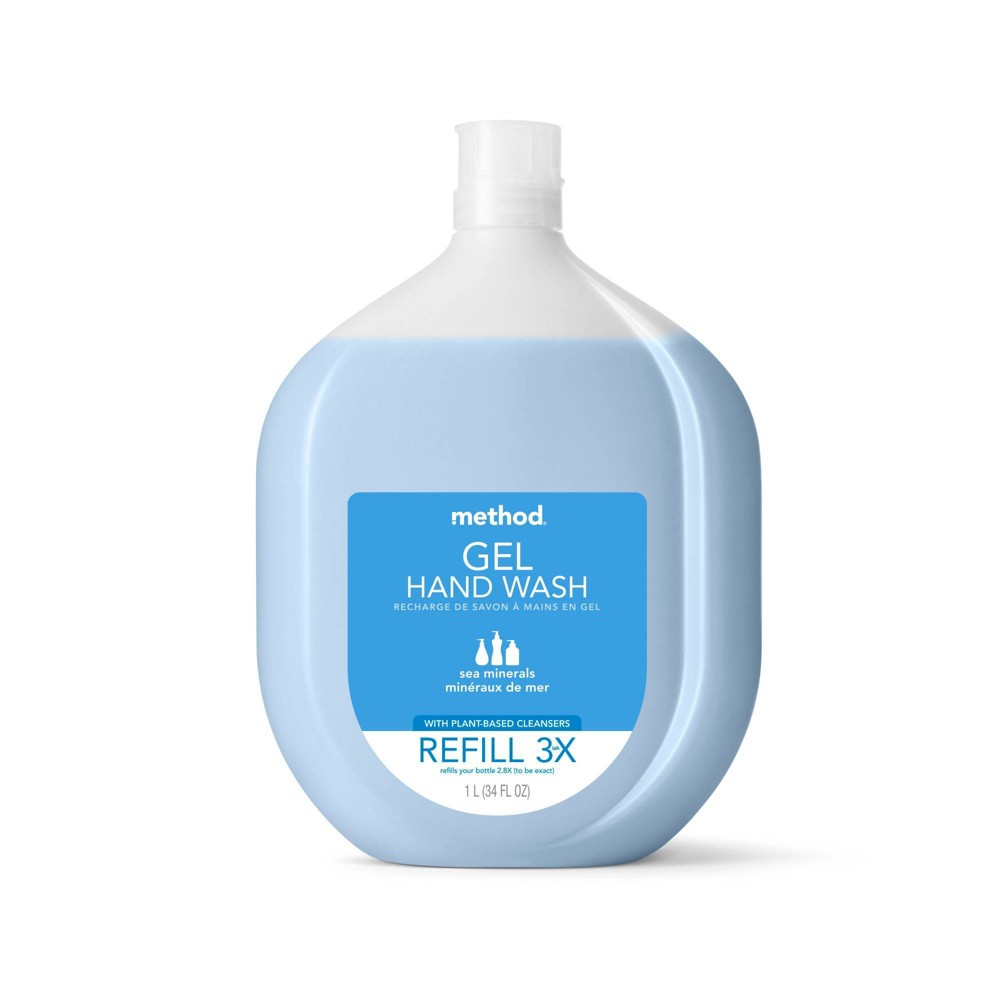 Photos - Shower Gel Method Gel Hand Soap Refill - Sea Minerals - 34 fl oz 