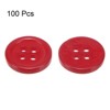Unique Bargains Resin DIY Craft Flat 4-Hole Sewing Buttons 100 Pcs - 3 of 4