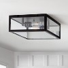 JONATHAN Y Grayson Metal/Glass LED Flush Mount - image 4 of 4