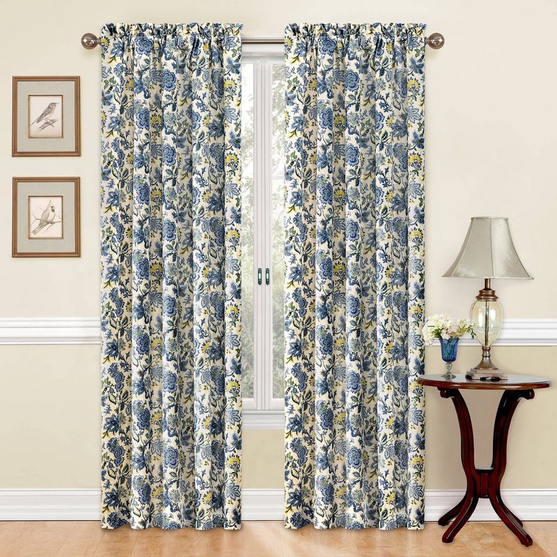 84"x52" Window Curtain Panel - Traditions by Waverly, 1 of 6