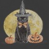 Social Collective Women Kitty Witch Short Sleeve Graphic Cotton Cropped Loose T-shirt - 2 of 4