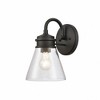 Elk Home Dovas 1 - Light Wall Light in  Textured Black - 3 of 3