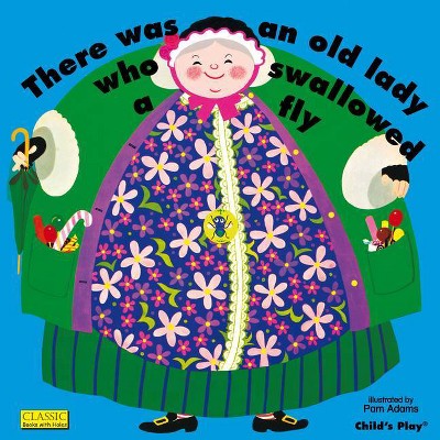 There Was an Old Lady Who Swallowed a Fly - (Books with Holes (Paperback)) (Paperback)