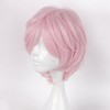 Unique Bargains Women's Wigs 12" with Wig Cap Light Pink - 3 of 4