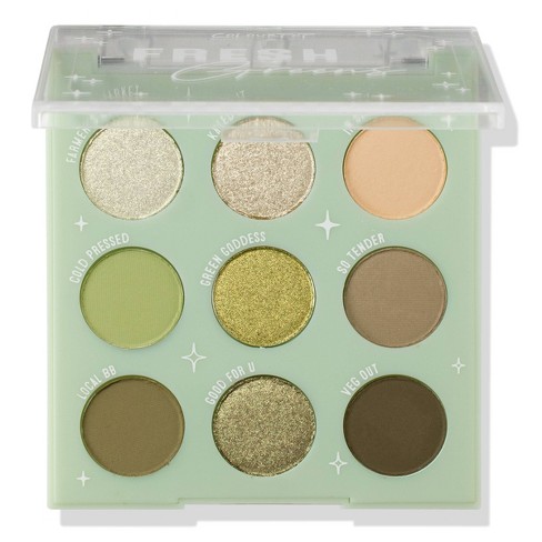 Colourpop Powder Eyeshadow Makeup Palette - Fresh Greens - 0.3oz : Target