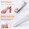 7 - Piece Pedicure Kit with Toenail , Cuticle Trimmer, Nail File, Ingrown Toenail Removal Tools, Stainless Steel Multicolor Standard - 3 of 4