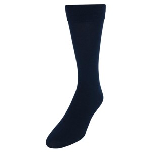 Vannucci Men's Solid FashionColored Soft Mercerized Cotton Dress Sock - 1 of 3