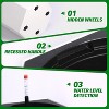 Plastic Self-Priming Planter with Water Level Monitor, Wheels, Drainage Hole, Hidden Handle, Planter Pots for Garden, Patio, Balcony, Lounge - 4 of 4