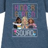 - Barbie - Back To School Graphic Short Sleeve Fleece Dress - 2 of 4