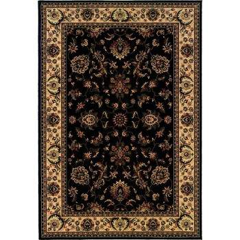 ‎Oriental Weavers Ariana Ivory/Black Persian Rug Rug Size: 10' x 12'7"