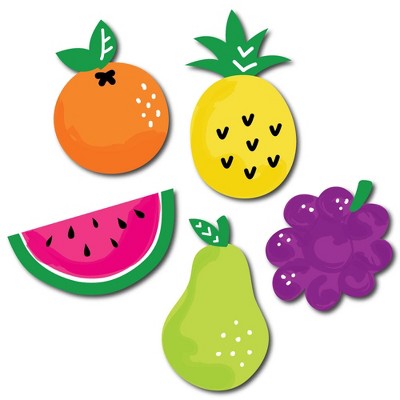 Big Dot of Happiness Tutti Fruity - DIY Shaped Frutti Summer Baby Shower or Birthday Party Cut-Outs - 24 Count