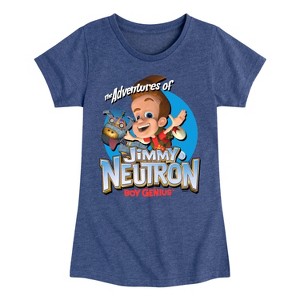 Girls' - Jimmy Neutron - Gotta Blast Fitted Short Sleeve Graphic T-Shirt - 1 of 4