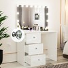 Elvira Lighted Makeup Vanity - Boahaus - 2 of 4