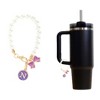 Unique Bargains Pearl Chain Bow Water Cup Pendant 1 Pc - 3 of 4