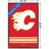 Trends International NHL Calgary Flames - Logo 21 Framed Wall Poster Prints - 3 of 4