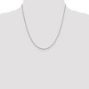 Black Bow Jewelry 2mm Sterling Silver, Solid Singapore Chain Necklace - 2 of 4