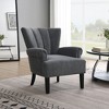 NicBex Polyester Accent Chair With Wooden Legs,Upholstered Living Room Chairs with Channel Back,Modern Armchair,Accent Chairs for Living Room - 2 of 4