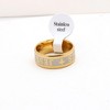 Jesus Cross Wedding Band Ring for Women or Men Gold over Stainless Steel by Ginger Lyne Collection - 3 of 4