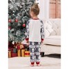PATPAT Matching Family Christmas Onesie Pajamas C Holiday Hooded Jumpsuit Sleepwear PJs Couples Xmas Loungewear with Socks - 3 of 4