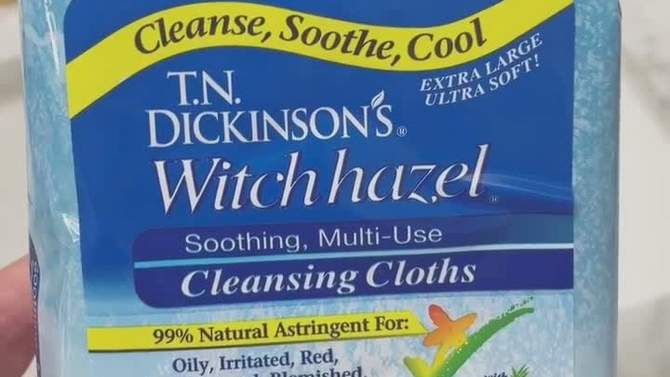 T.N. Dickinson's Witch Hazel Cleansing Cloths - 25ct, 2 of 8, play video