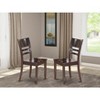 HomeStock Mediterranean Mingle Dining Chair With Wood Seat, Set Of 2 - 2 of 3