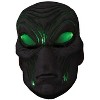 Seasonal Visions Adult Light Up Gray Model Alien Costume Mask - 13 in. - Gray - 2 of 2