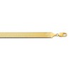 Black Bow Jewelry 10mm 14k Yellow Gold Solid Herringbone Chain Necklace - 2 of 4