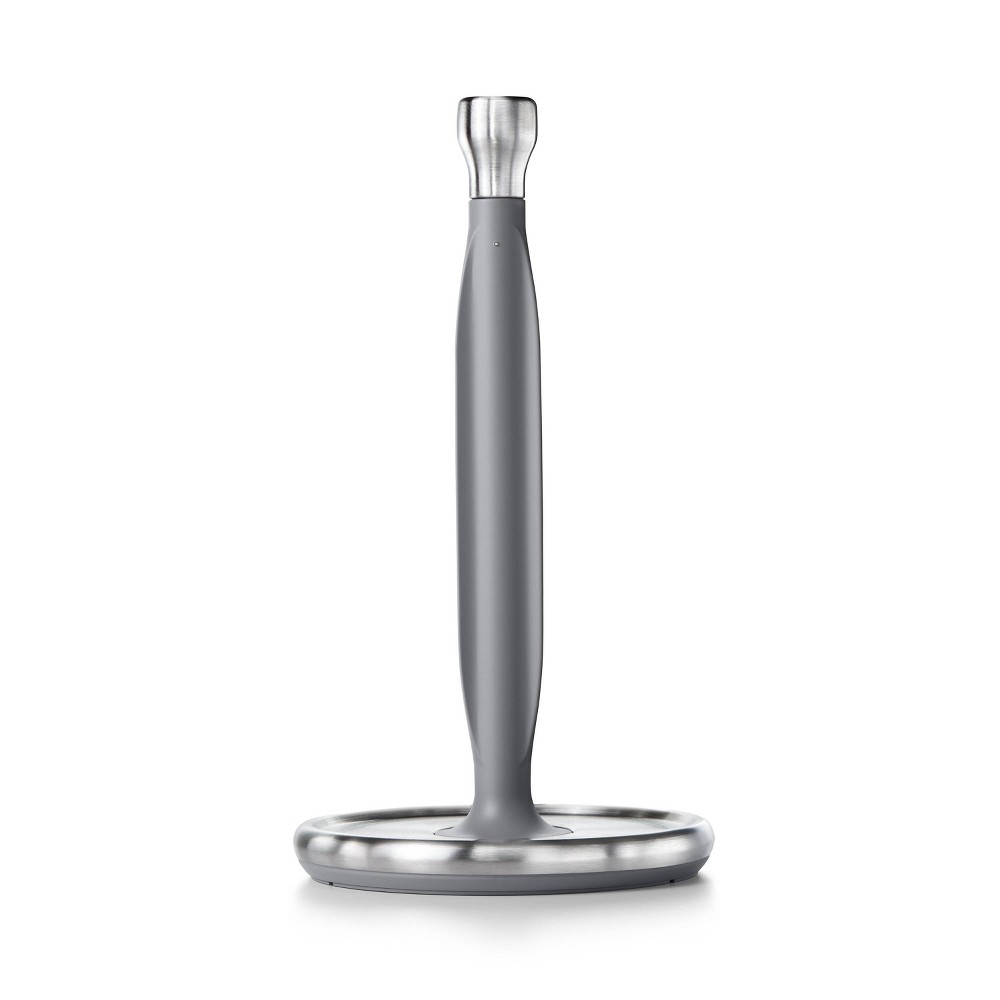 Photos - Other Accessories Oxo Steady Paper Towel Holder: Stainless Steel, Light Silver, 13.5" Height 