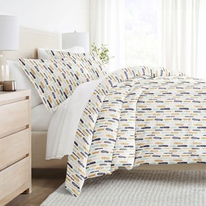 Paisley, Damask & Soft Farmhouse Prints 3PC Duvet Cover & Shams Set, Ultra Soft, Easy Care - Becky Cameron - 1 of 4