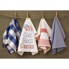 C&F Home Patriotic "God Bless America" Cotton Dishtowel Red White Blue 4th of July - 2 of 4