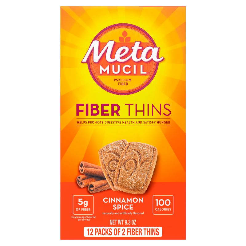 Metamucil Multi-grain Fiber Wafers - Cinnamon Spice - 12ct, 1 of 11