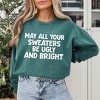 Simply Sage Market Women's  Garment Dyed Graphic Sweatshirt  Sweaters Be Ugly and Bright - 2 of 4