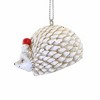 Roman Pudgy Pals Ornament Christmas Tree Ornament , Christmas Animal Santa Hat (1PC) - 3 of 3