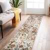 World Rug Gallery Beige Multi Garden Floral Indoor Area Rug - 2 of 4
