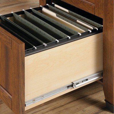 Washington Cherry Wood Corner Desk with Drawers and Keyboard Tray