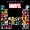 Men's Marvel Periodic Table of Heroes Pull Over Hoodie - 2 of 4