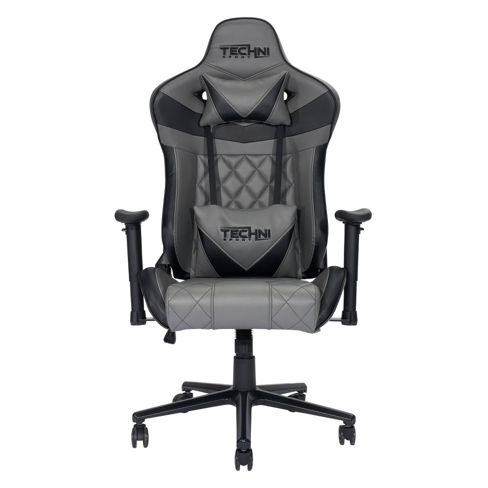 Photos - Computer Chair Ergonomic Gaming Chair Gray - Techni Sport