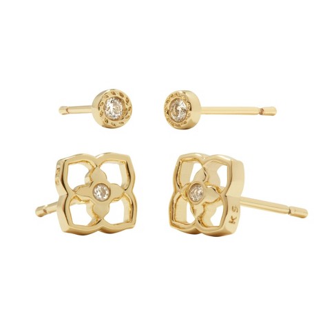 Gold kendra clearance scott earrings