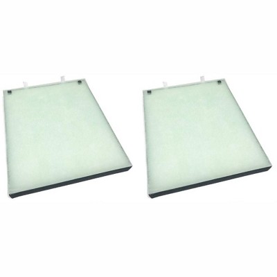 Nispira True HEPA Filter Replacement Compatible with Bissell Air400 Air Purifier Part 2521, 2 Pack