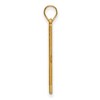 Black Bow Jewelry 10k Yellow Gold East Tennessee State Buccaneers NCAA Extra Large Pendant - 2 of 4